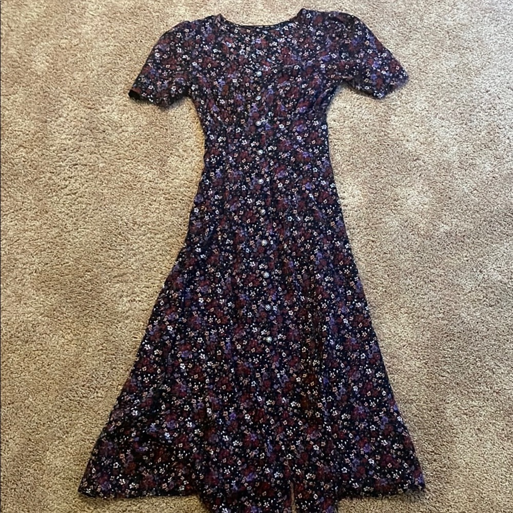 Floral Purple Dress